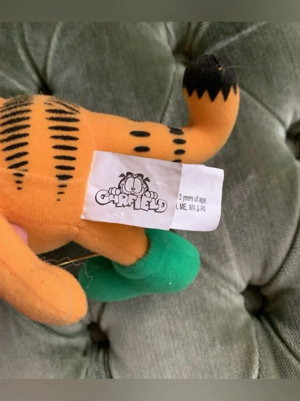Vintage Special Edition Russell Stover Garfield The Cat Elf Plush W/Elastics